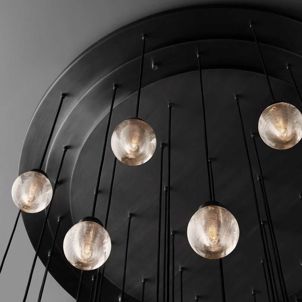 Pevaris Round Chandelier 22"