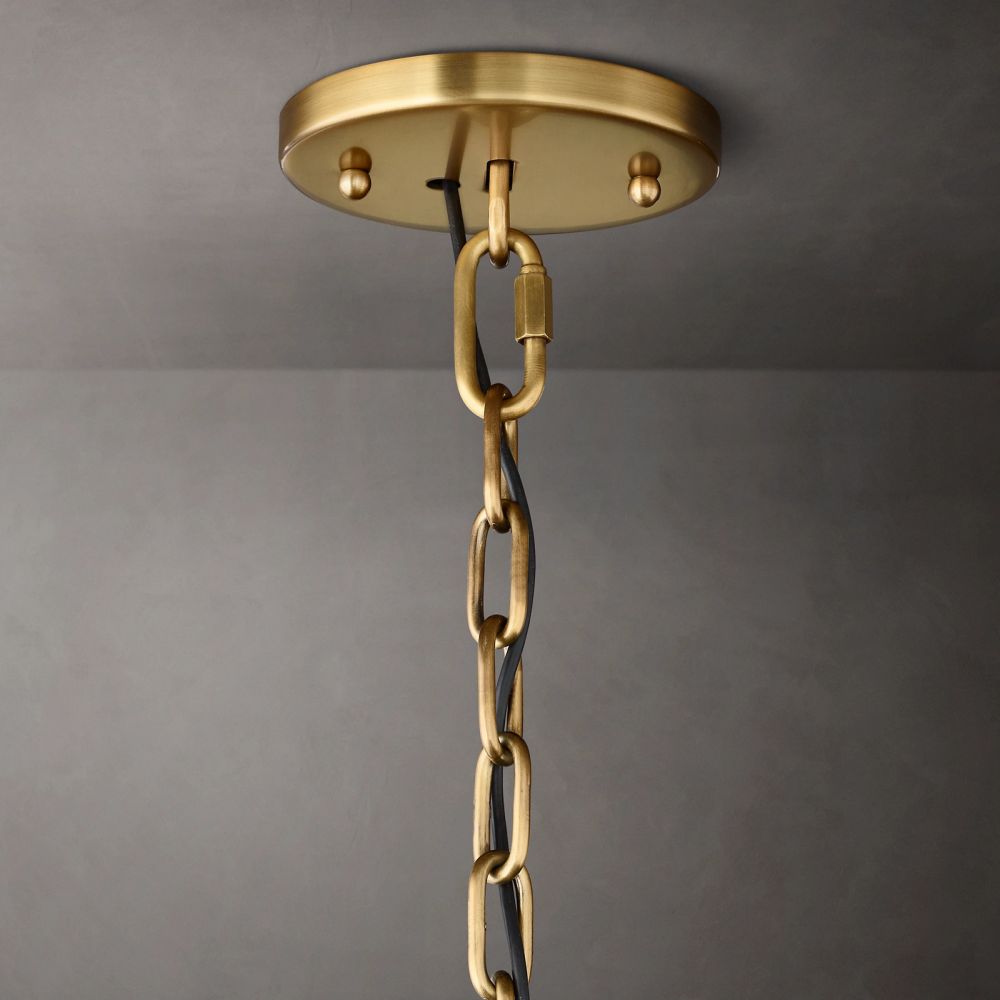 Harluxe Crystal Round Chandelier 31"