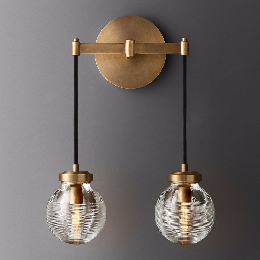Pevaris Double Wall Sconce