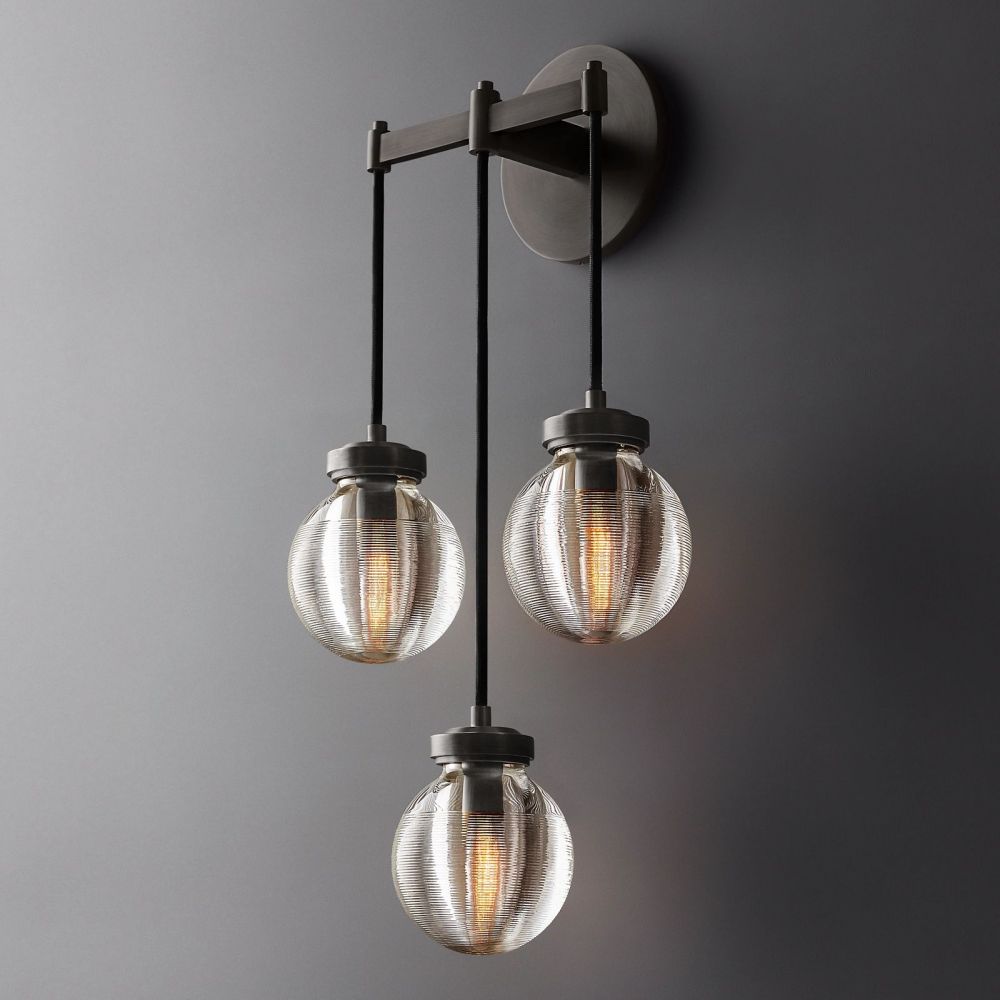 Pevaris Triple Wall Sconce