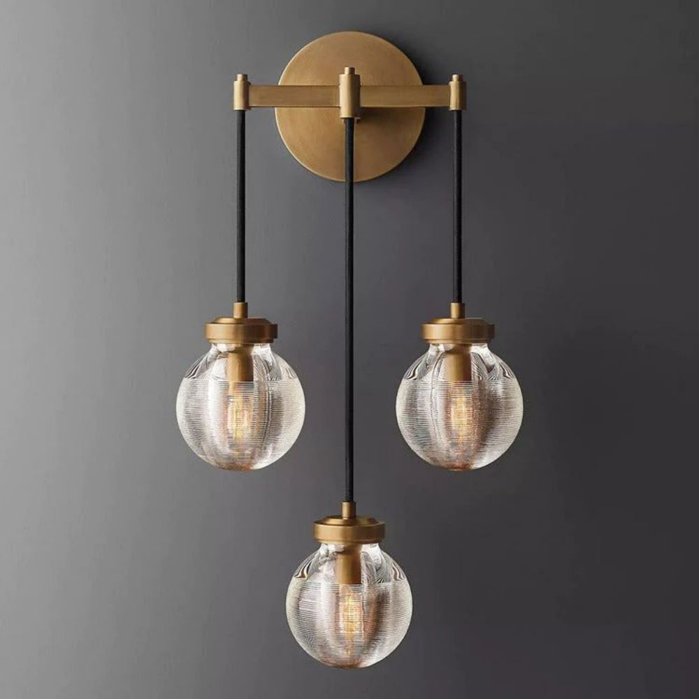 Pevaris Triple Wall Sconce