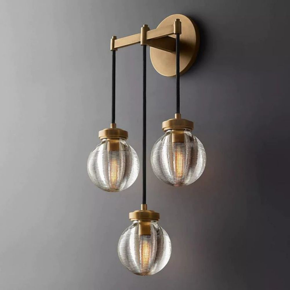 Pevaris Triple Wall Sconce
