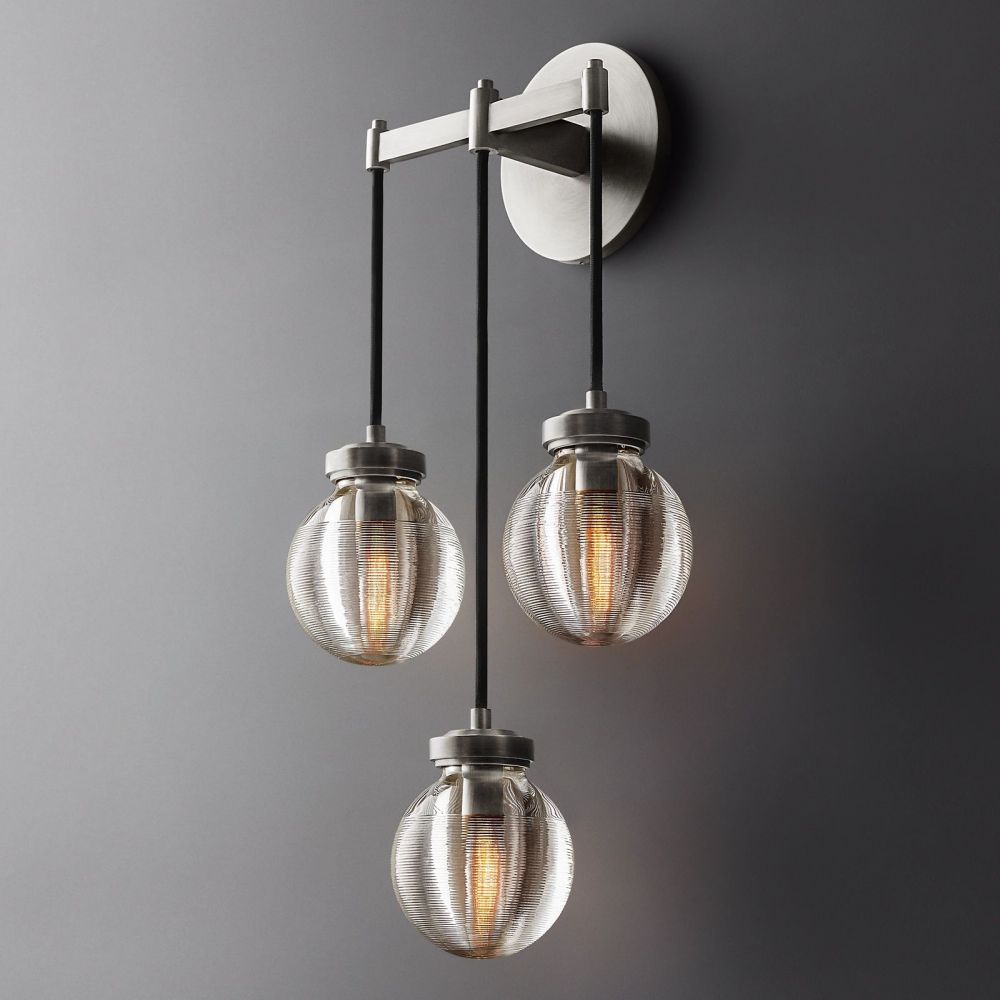 Pevaris Triple Wall Sconce