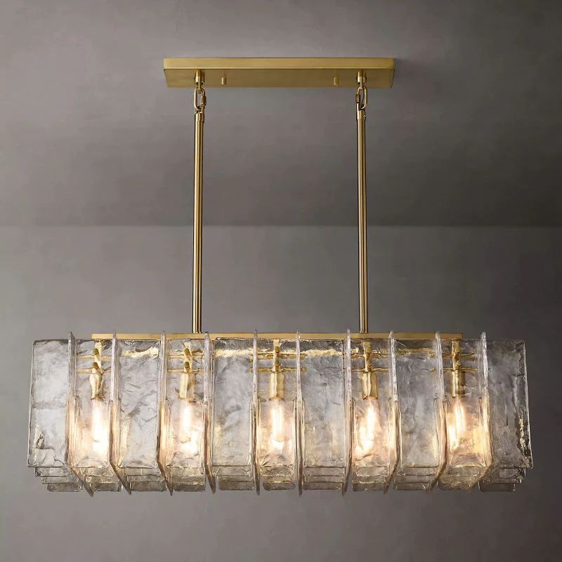 Latimer Rectangular Chandelier 49"