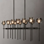 Boulle Double Linear Chandelier 60"