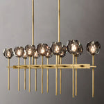 Boulle Double Linear Chandelier 60"