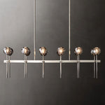 Boulle Double Linear Chandelier 60"