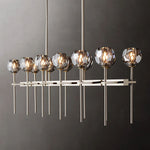 Boulle Double Linear Chandelier 60"