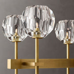 Boulle Double Linear Chandelier 60"