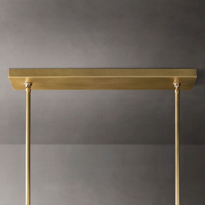 Boulle Double Linear Chandelier 60"