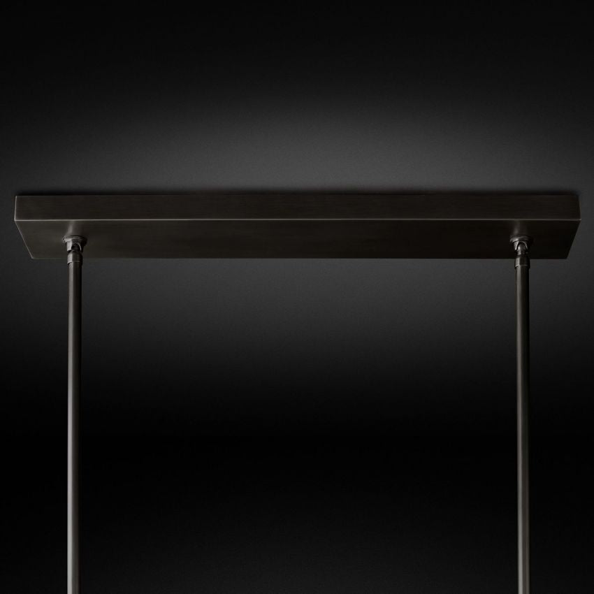 Boulle Double Linear Chandelier 60"
