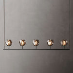 Boulle Linear Chandelier 48"
