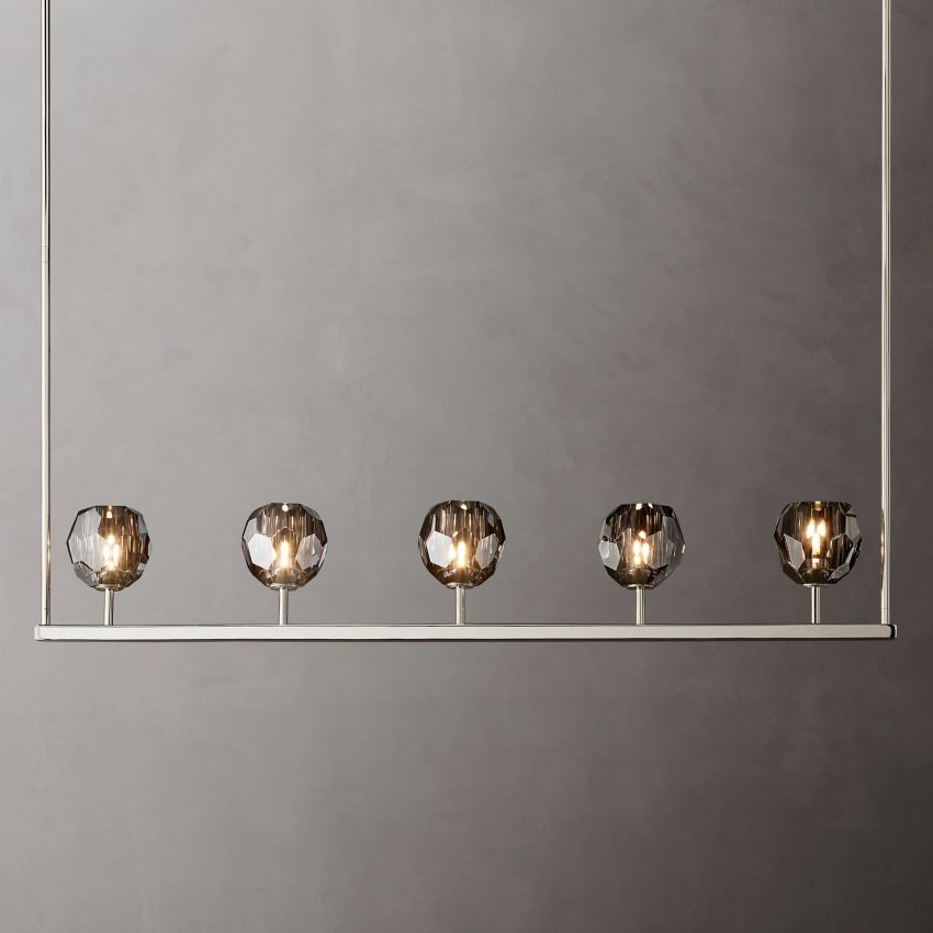 Boulle Linear Chandelier 48"
