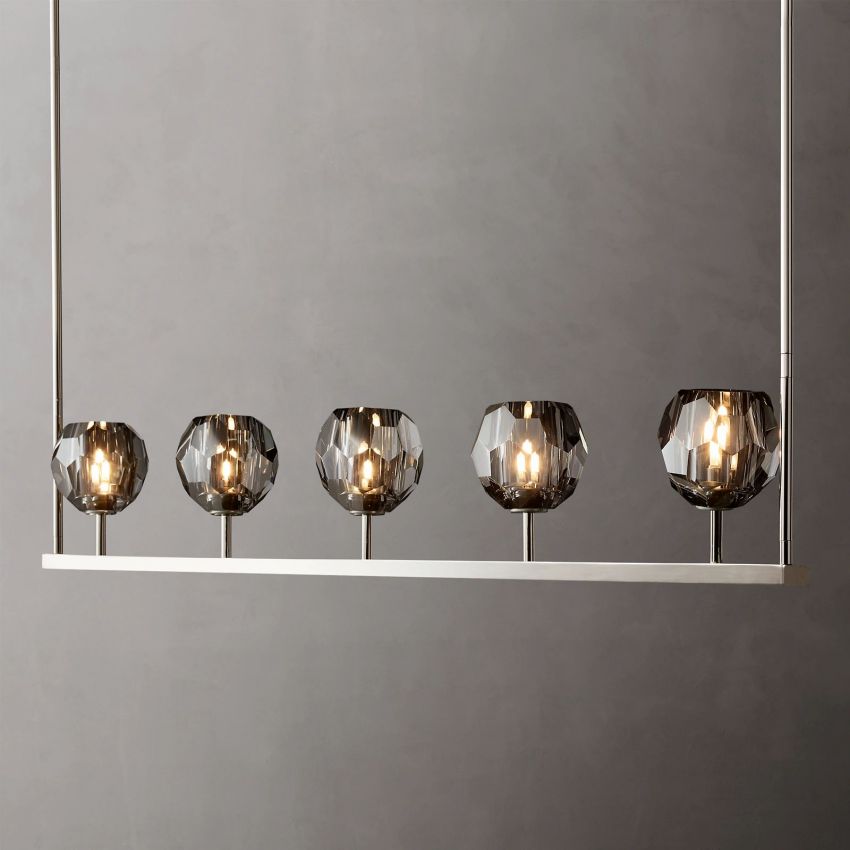 Boulle Linear Chandelier 48"