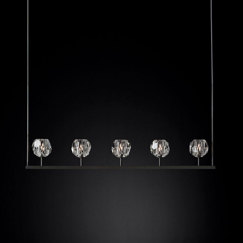 Boulle Linear Chandelier 48"