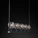 Boulle Linear Chandelier 48"