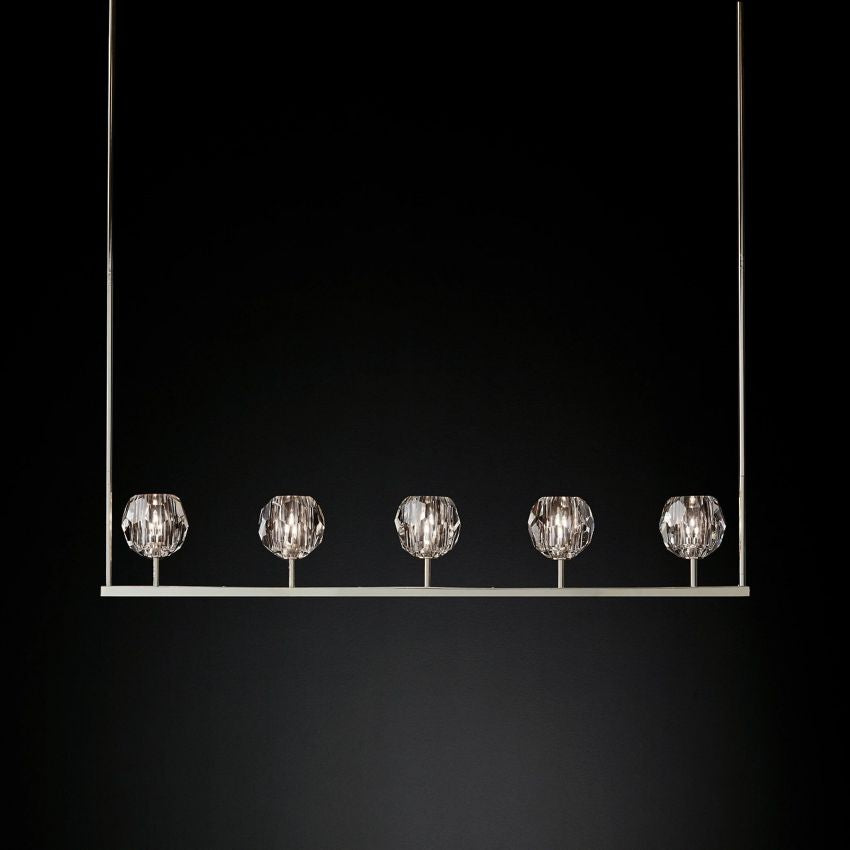 Boulle Linear Chandelier 48"