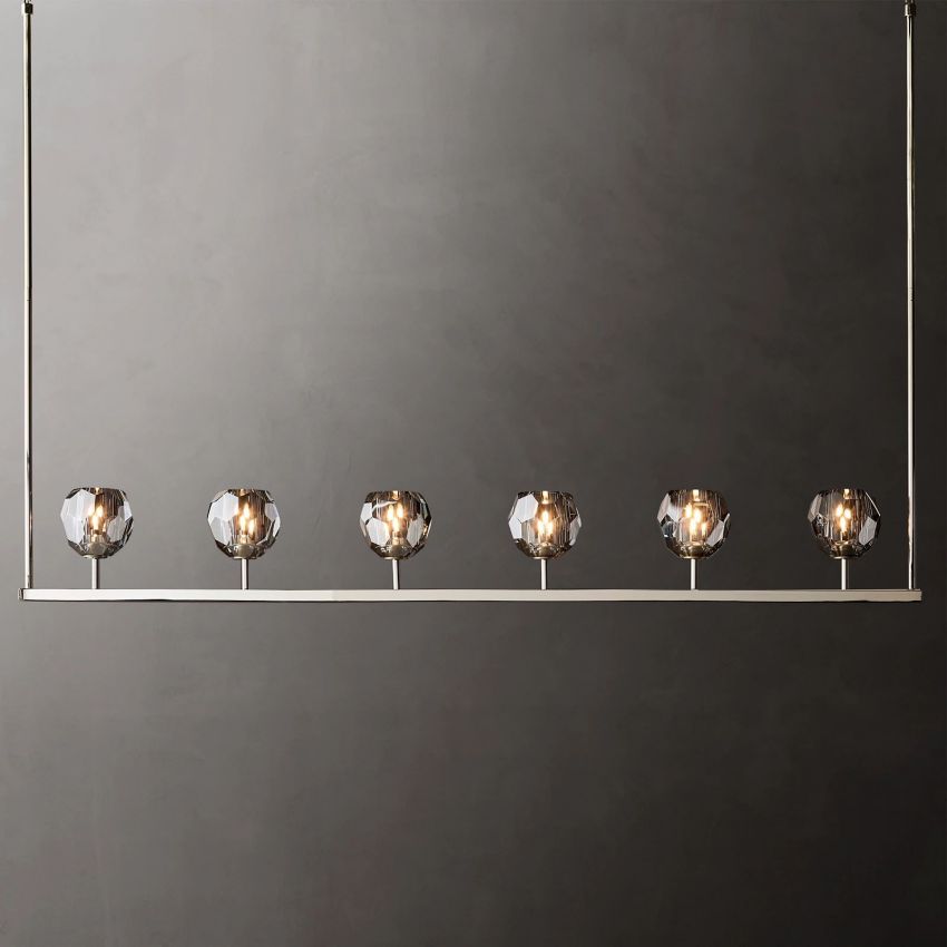 Boulle Linear Chandelier 60"
