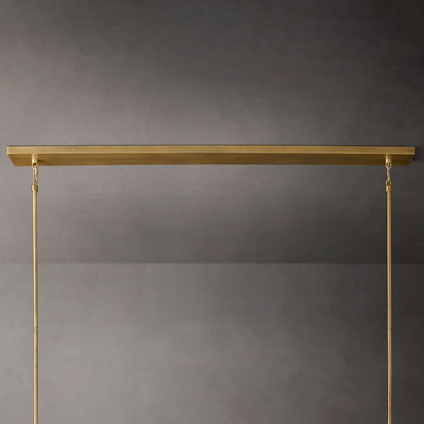 Boulle Linear Chandelier 60"