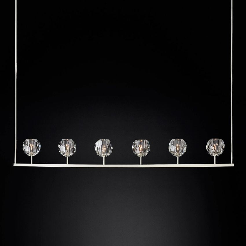 Boulle Linear Chandelier 60"