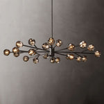 Boulle Oval Chandelier 72"