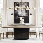 Boulle Oval Chandelier 72"