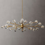 Boulle Oval Chandelier 72"
