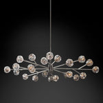 Boulle Oval Chandelier 72"