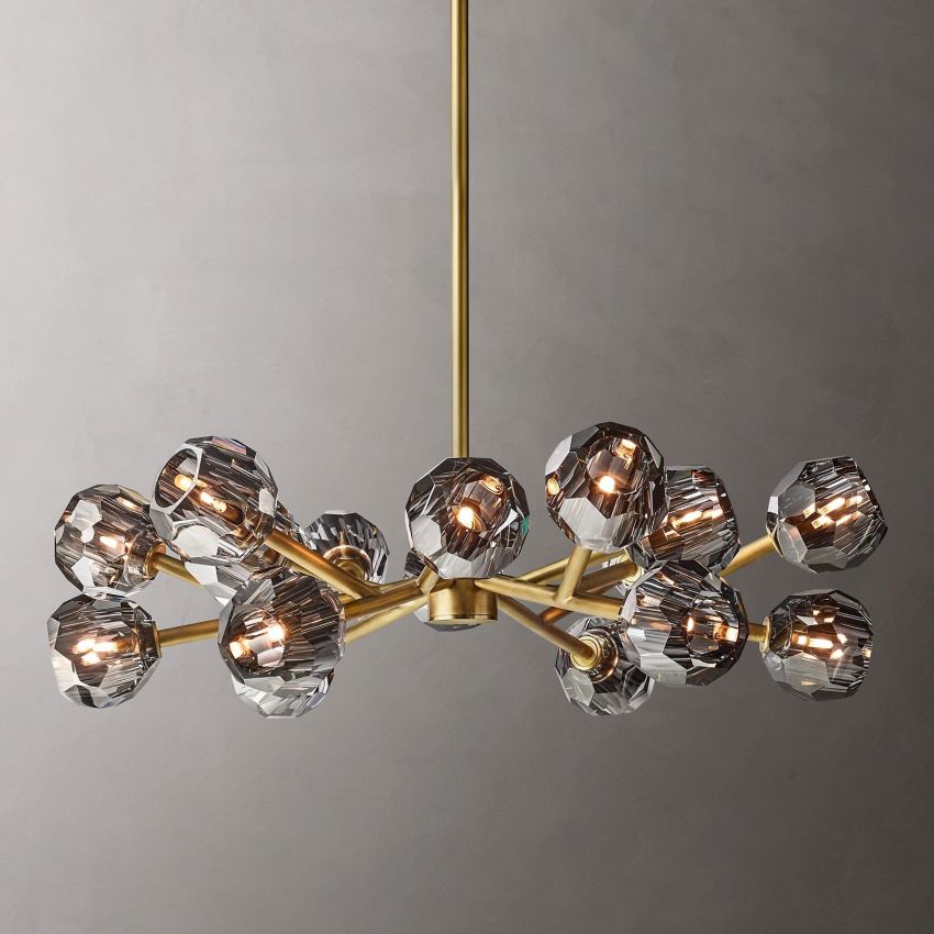Boulle Round Chandelier 36"
