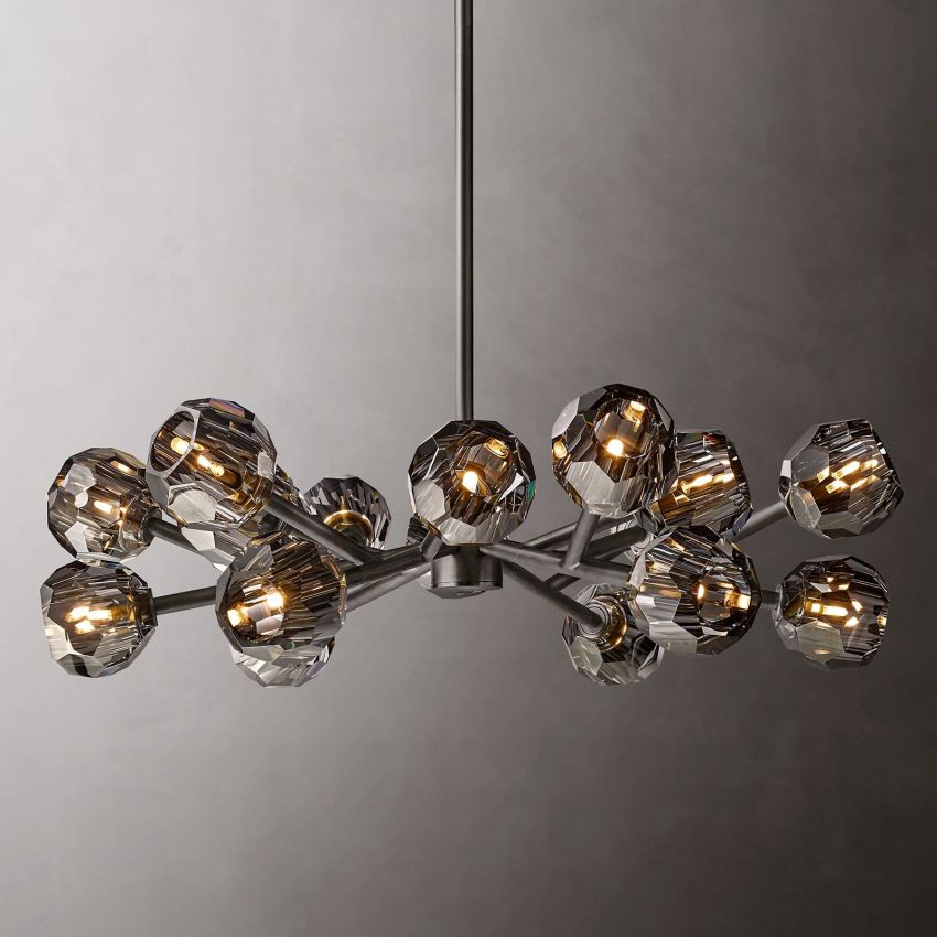 Boulle Round Chandelier 36"