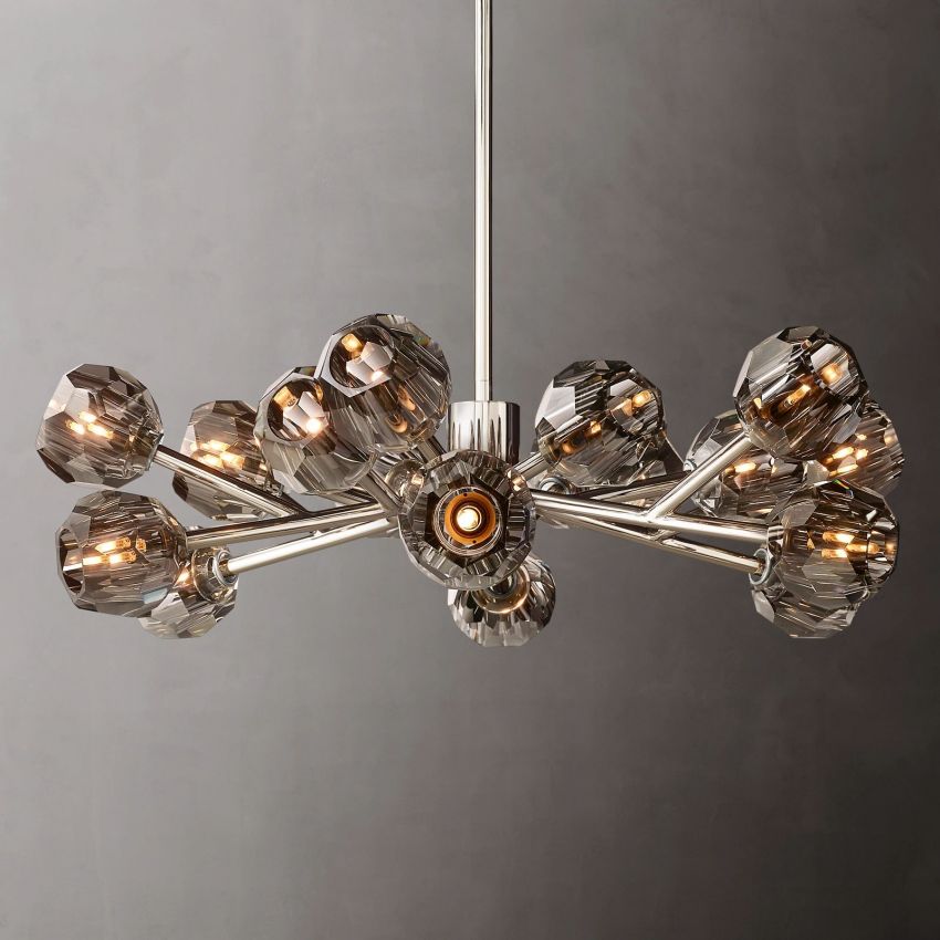 Boulle Round Chandelier 36"