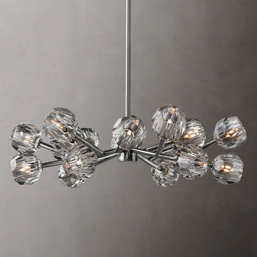 Boulle Round Chandelier 36"