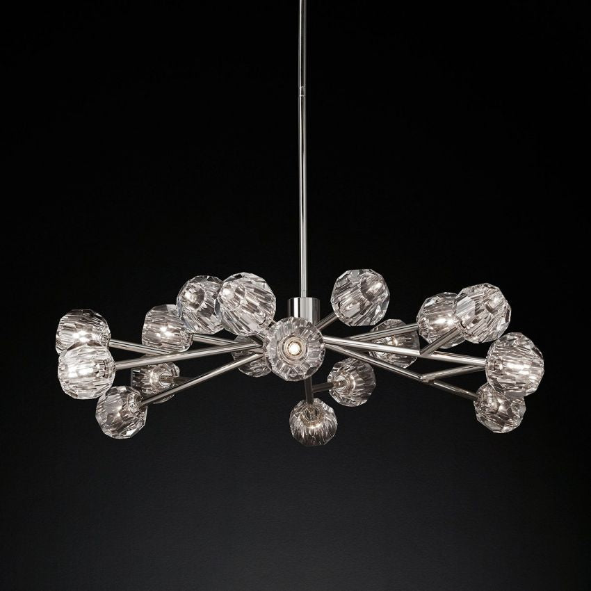 Boulle Round Chandelier 48"