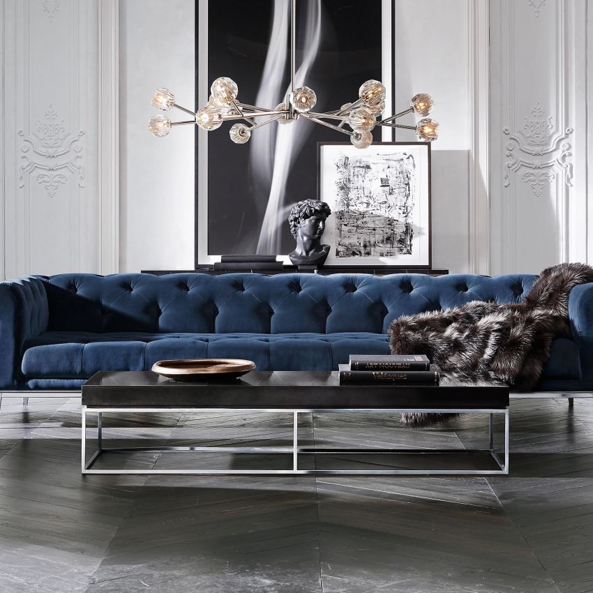 Boulle Round Chandelier 48"