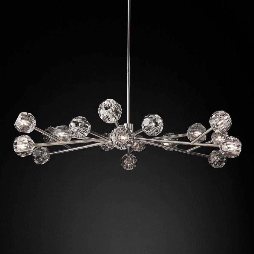Boulle Round Chandelier 60"