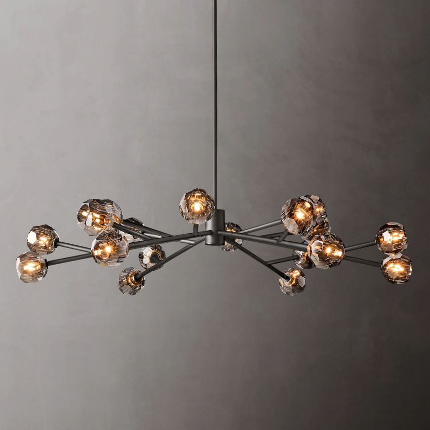 Boulle Round Chandelier 60"