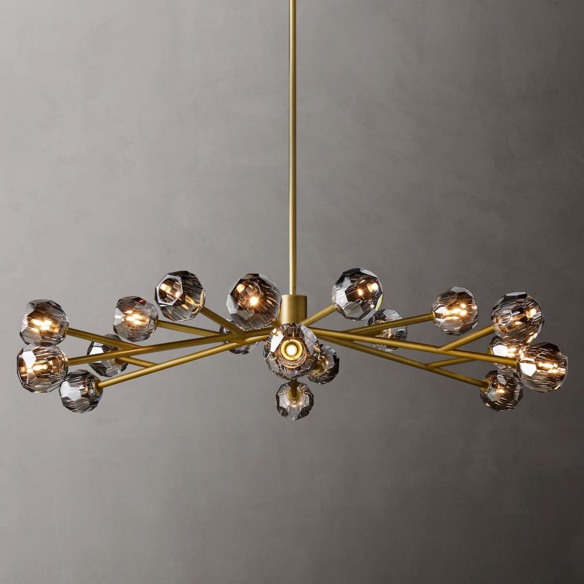 Boulle Round Chandelier 60"