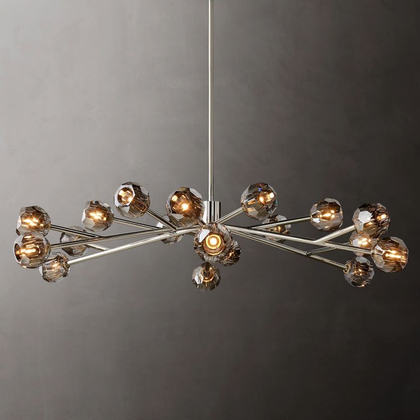 Boulle Round Chandelier 60"