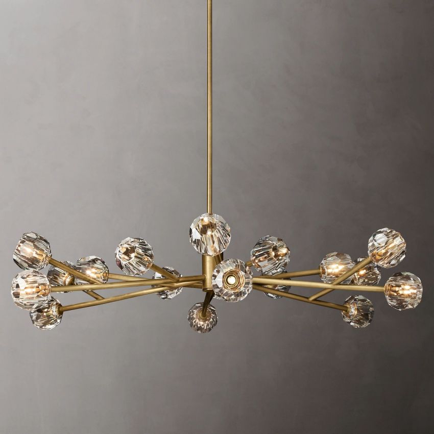 Boulle Round Chandelier 60"