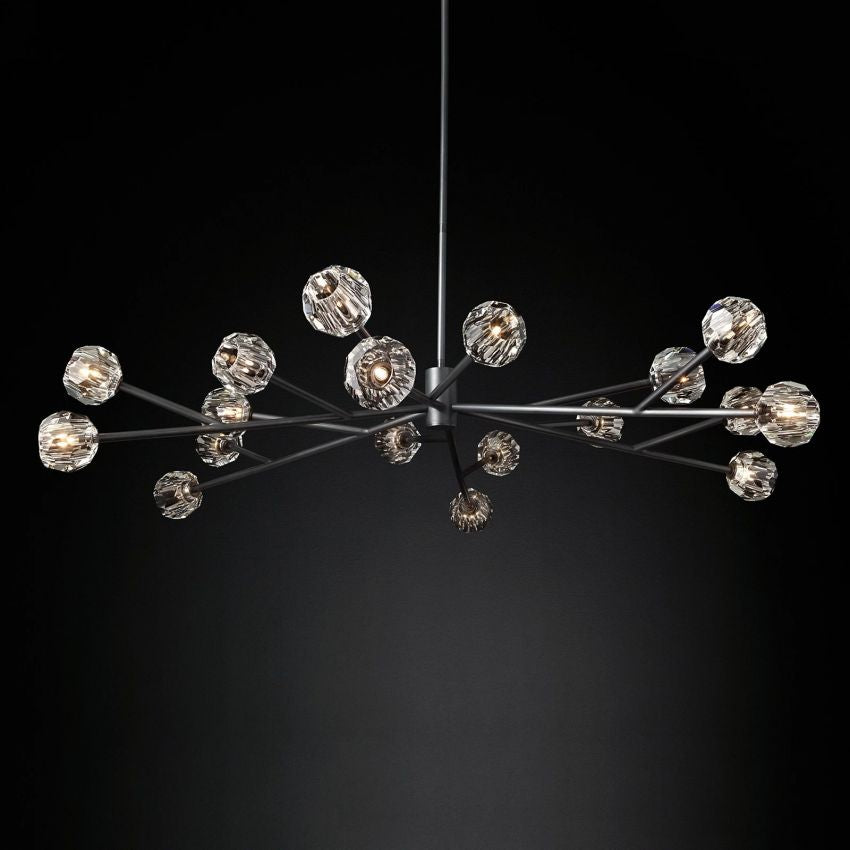 Boulle Round Chandelier 72"