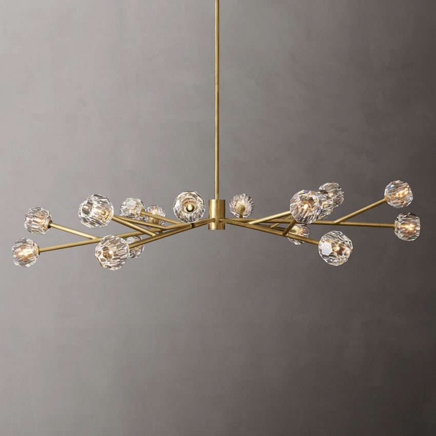 Boulle Round Chandelier 72"