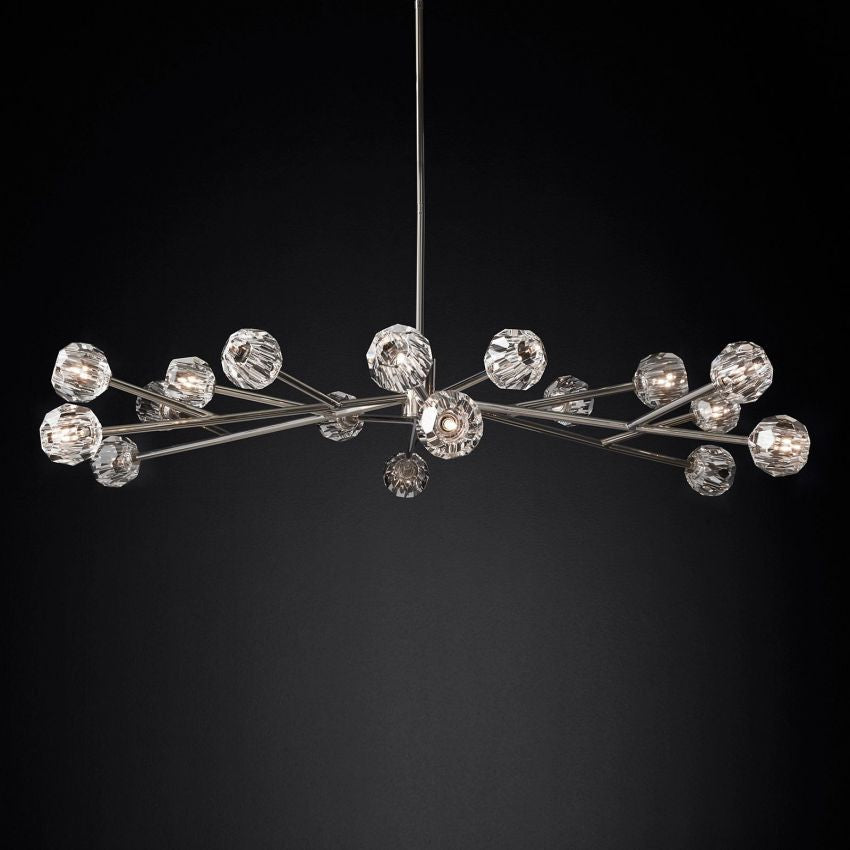 Boulle Round Chandelier 72"