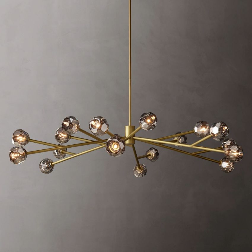 Boulle Round Chandelier 72"