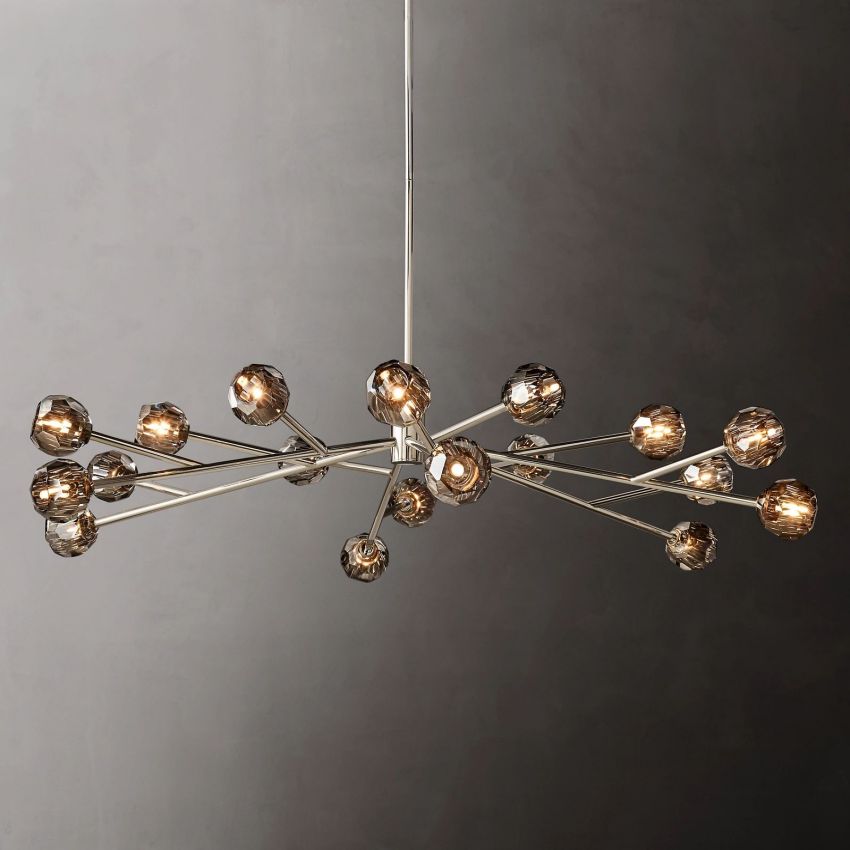 Boulle Round Chandelier 72"