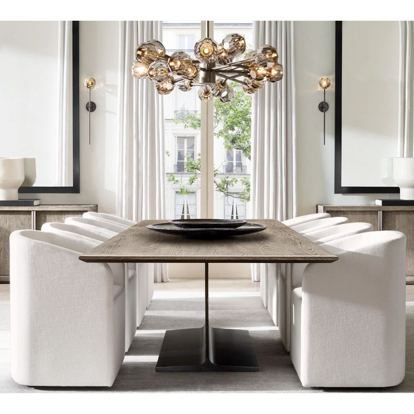 Boulle Round Chandelier 72"