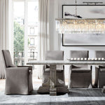 Odeval Rectangular Tiered Chandelier 40"