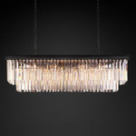 Odeval Rectangular Tiered Chandelier 49"