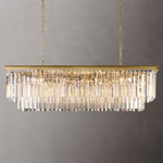 Odeval Rectangular Tiered Chandelier 49"