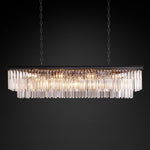 Odeval Rectangular Tiered Chandelier 59"