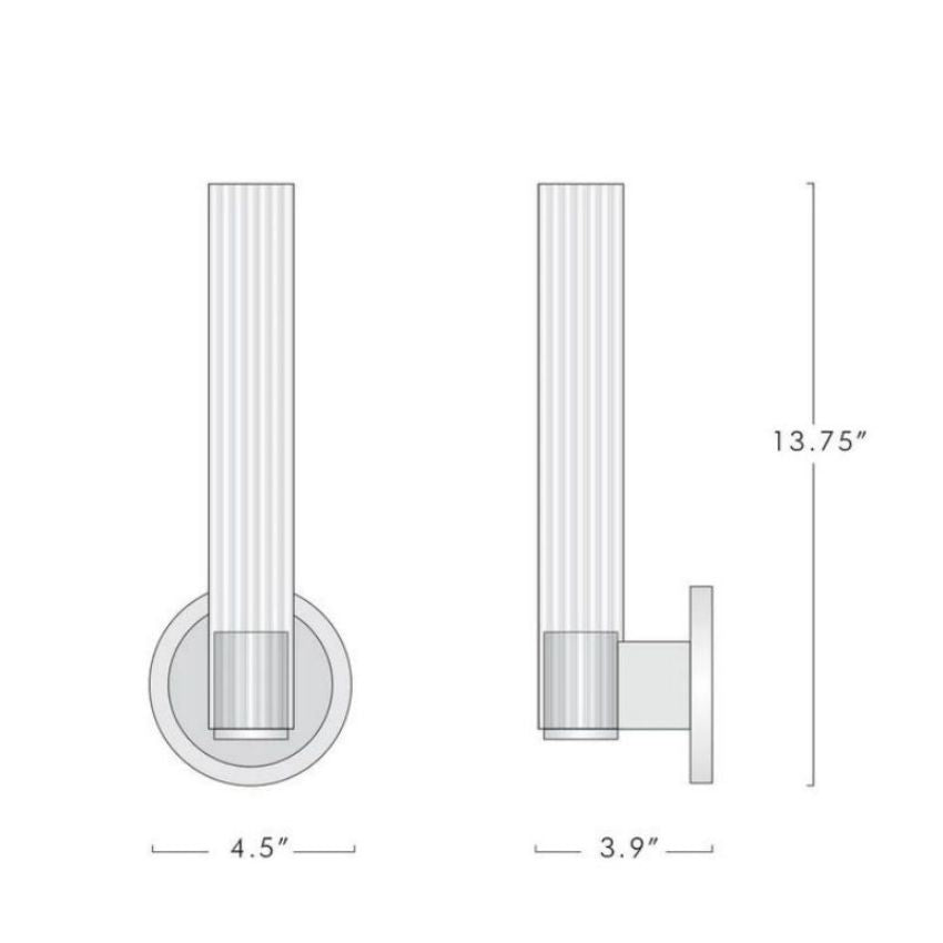 Vallon Glass Wall Sconce